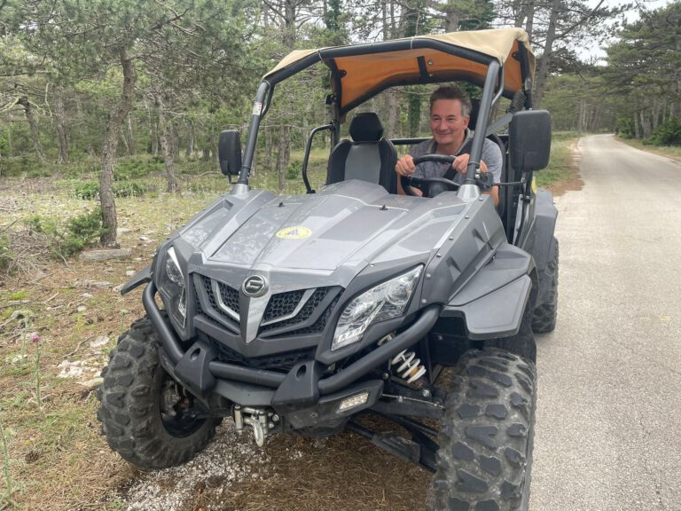 Buggyfahrer mit Buggyfrise