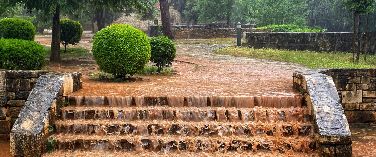 Gewitter an den Krka Wasserfällen