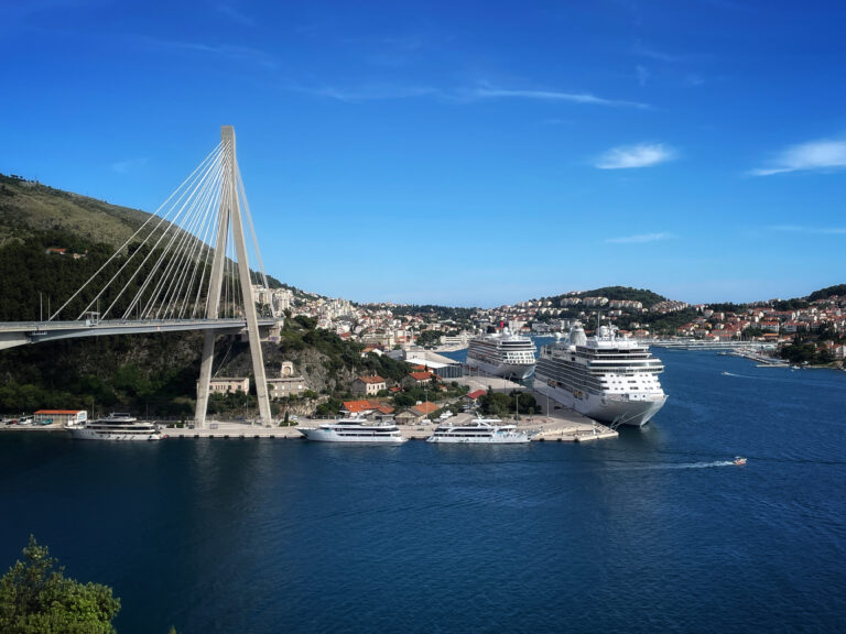 Erster Blick auf Dubrovnik