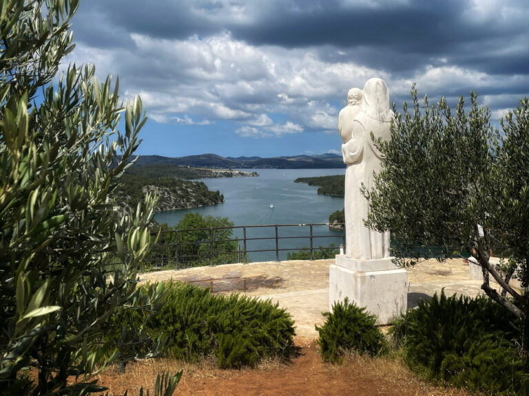 Blick auf Krka Richtung Adria