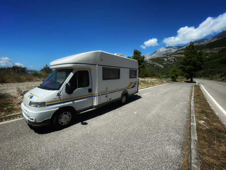 Eura Mobil vor Biokovo-Gebirge