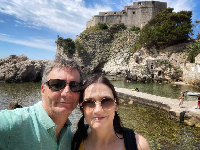 Selfie vor der Festung Lovrijenak