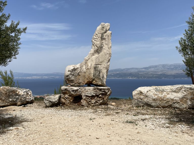 Zwischenstopp mit Blick auf Split