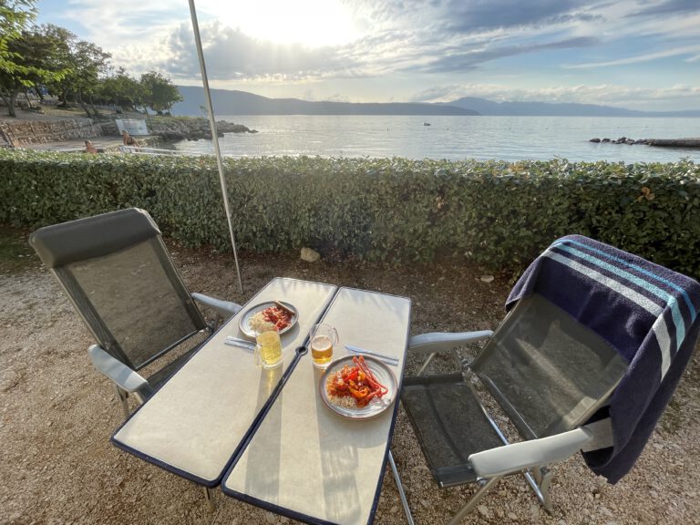 Abendessen auf Krk