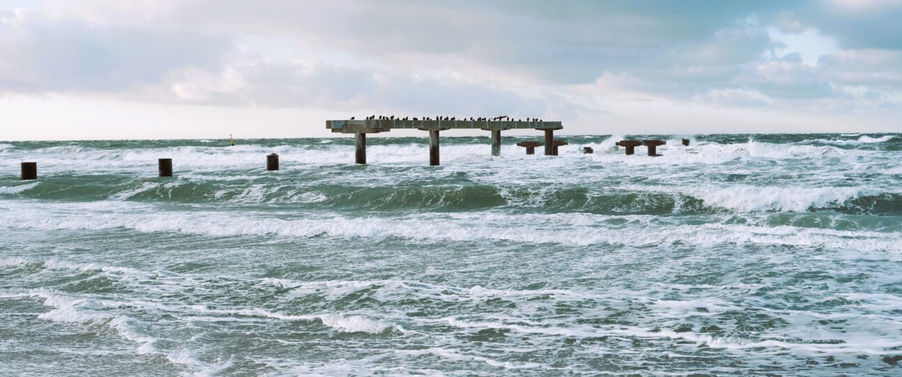 Reste der Seebrücke Rerik
