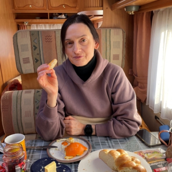 Frühstück im Wohnmobil