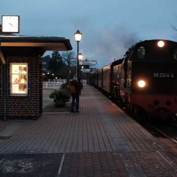 Molli am Ostbahnhof Kühlungsborn